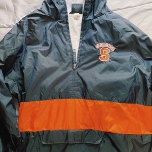 Syracuse collegiate quarter-zip rain jacket